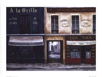 A La Grille by Andre Renoux - 8" x 6"