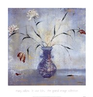 Le Vase Bleu by Mary Calkins - 24" x 25"