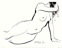 Nude 2 by Sergei Firer - 17" x 13" - $17.99
