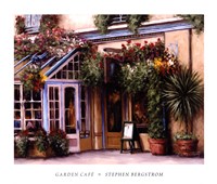 Garden Cafe by Stephen Bergstrom - 32" x 27", FulcrumGallery.com brand