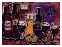 Wine Tasting l by Tanya Fischer - 16" x 12"