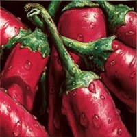 Hot Peppers Fine Art Print
