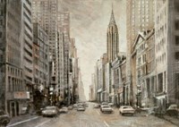 To The Chrysler Building Fine Art Print