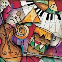 Jazz It Up I Fine Art Print
