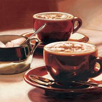 Tazze Con Cappuccino Fine Art Print