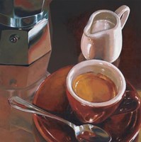 Caffe Del Mattino Framed Print