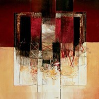 Composizione In Rosso Fine Art Print