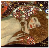 Water Serpents II, c.1907 (detail of woman 2) Fine Art Print