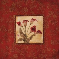 Callas In Red Fine Art Print