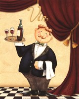 Waiter - Vin Fine Art Print