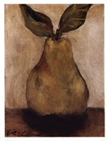 Golden Pear On Beige by Nicole Etienne - 13" x 17"