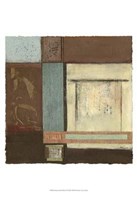 Chinese Scroll In Blue IV Fine Art Print