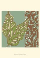 Nouveau Leaves I Fine Art Print