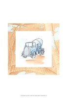 Charlie's Cement Mixer Framed Print