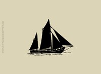 Ship Silhouette II Fine Art Print
