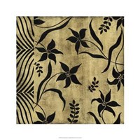 Petals And Herringbone II Framed Print