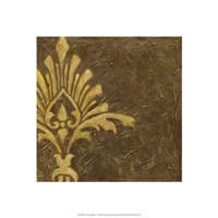 Gold Damask I Giclee