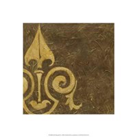 Gold Damask III Giclee
