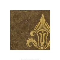Gold Damask IV Giclee