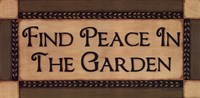 Peace In The Garden Fine Art Print