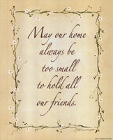 May Our Home by Stephanie Marrott - 8" x 10"
