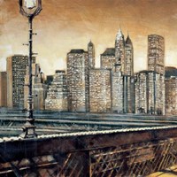 Manhattan Sunset I Fine Art Print