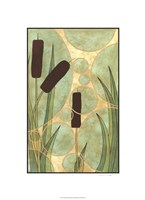 Tranquil Cattails I Giclee