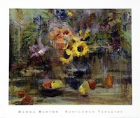 Sunflower Tapestry Fine Art Print