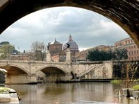 Tibor River At The Vatican Fine Art Print