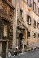 Bicycle And Flag Fine Art Print