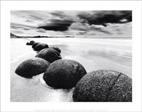 Boulders On The Beach Fine Art Print