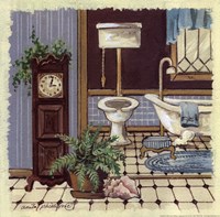 Antique Bath II by Anita Phillips - 12" x 12"