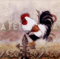 Paisley Rooster Fine Art Print