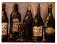 Wine Bar With French Glass by Nicole Etienne - 17" x 13"