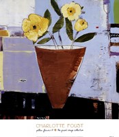 Yellow Flowers II by Charlotte Foust - 20" x 23"