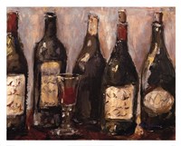 Wine Bar With French Glass by Nicole Etienne - 30" x 24"