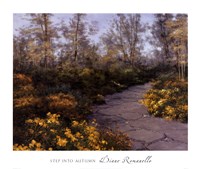 Step Into Autumn by Diane Romanello - 32" x 27"