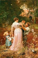 My Lady is a Widow and Childless Fine Art Print