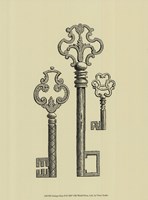 Antique Keys II Fine Art Print