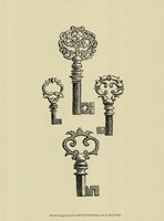 Antique Keys IV by Vision Studio - 10" x 13"
