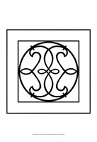 Black And White Ironwork V Fine Art Print