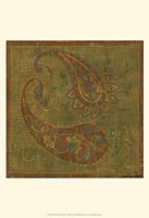 Old World Paisley I Framed Print