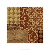 Henna Patterns On Gold I Giclee
