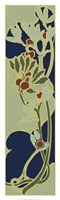 Nouveau Floral Panel II Giclee