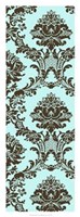 Vivid Damask In Blue II Giclee
