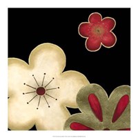 Pop Blossoms In Red I Giclee