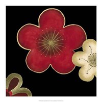Pop Blossoms In Red II Giclee