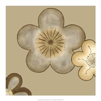 Pop Blossoms In Neutral II Giclee
