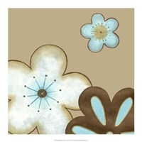 Pop Blossoms In Blue I Giclee