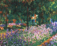The Artist's Garden at Giverny, c.1900 (green trees) Fine Art Print